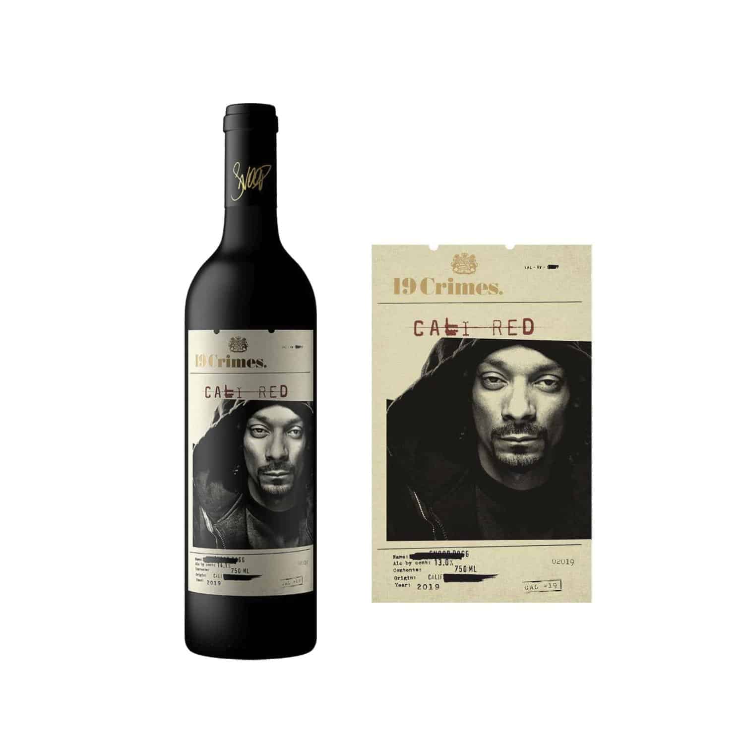 19 Crimes Cali Red Wine 2020 by Snoop Dogg (750 ml) - Görsel 2