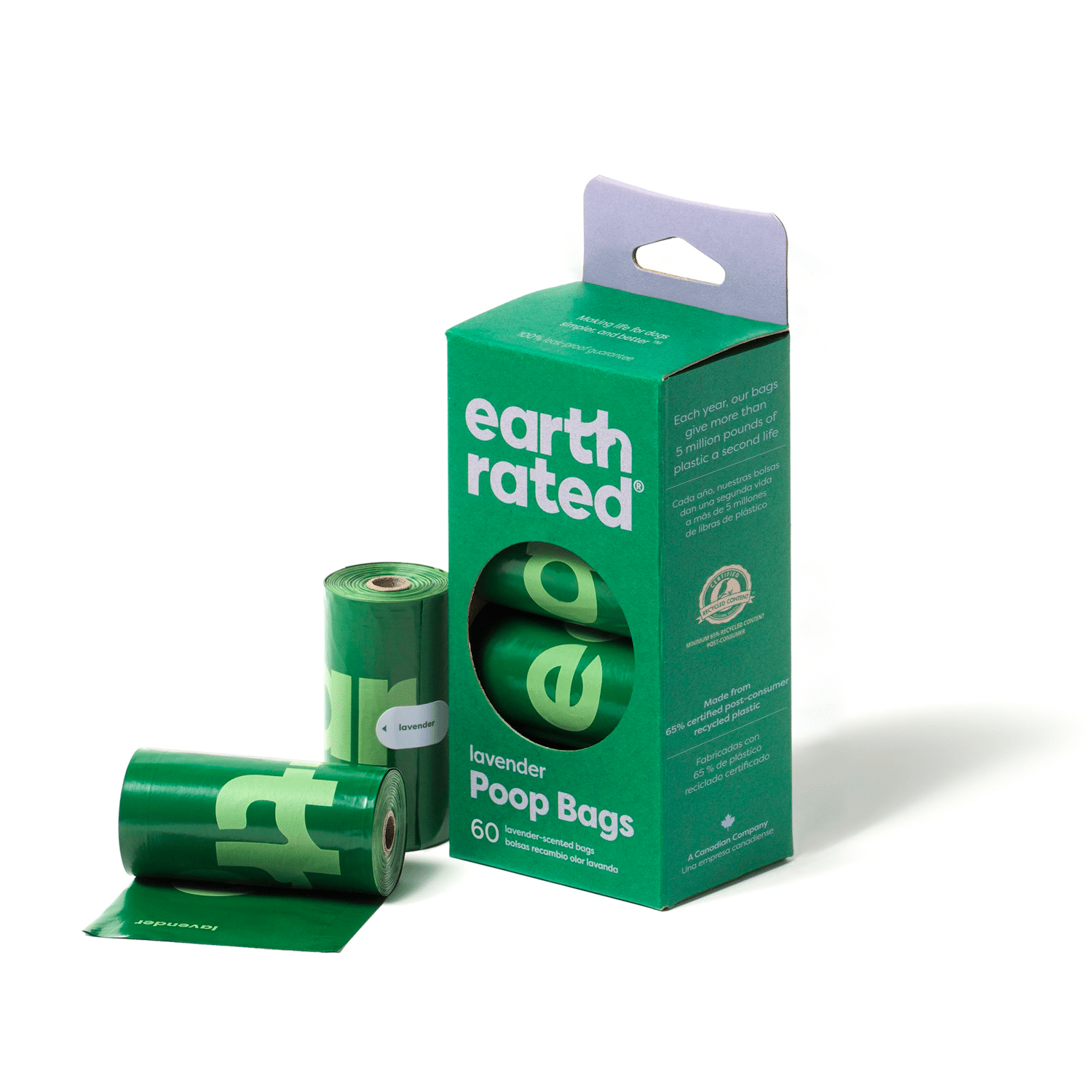 Earth Rated 60 Bags on 4 Rolls - Lavender - Görsel 2