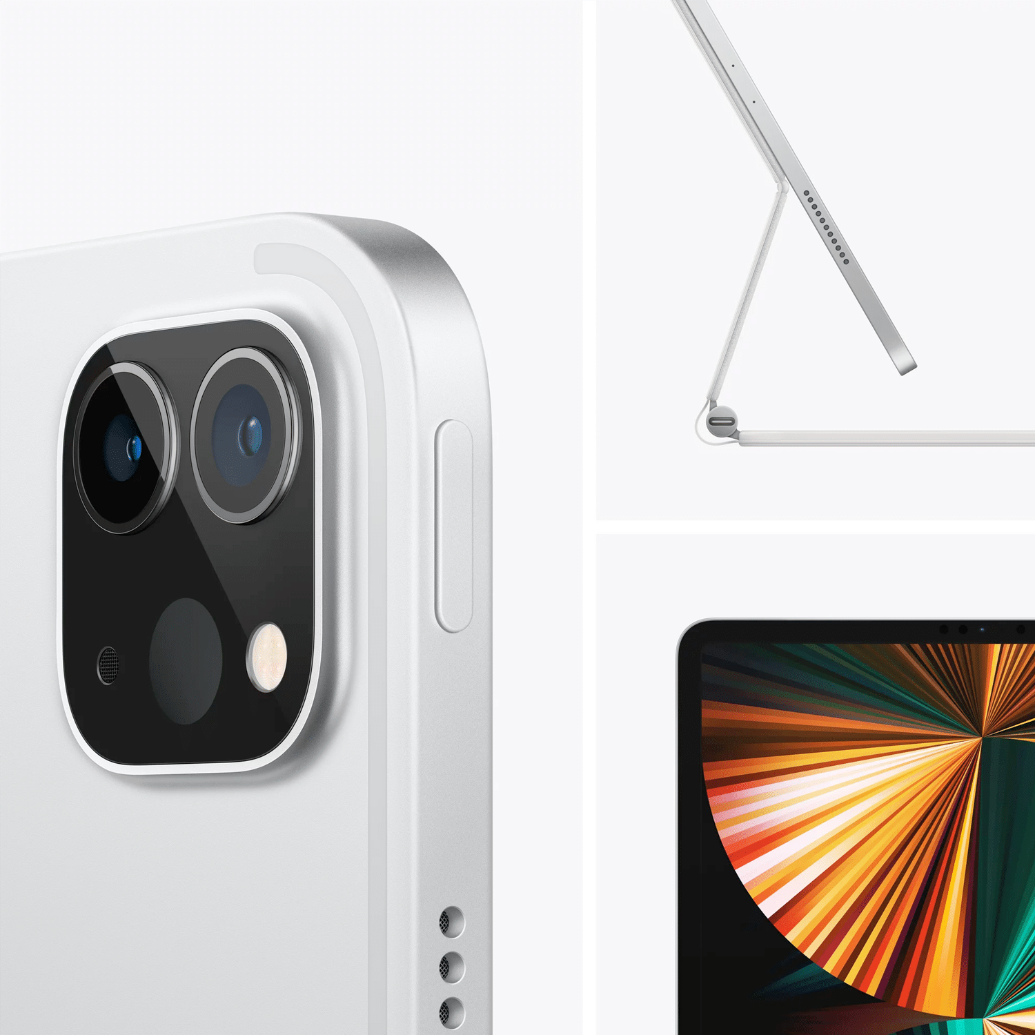 Apple 2021 12.9-inch iPad Pro Wi‑Fi + Cellular 256GB - Silver - Görsel 3