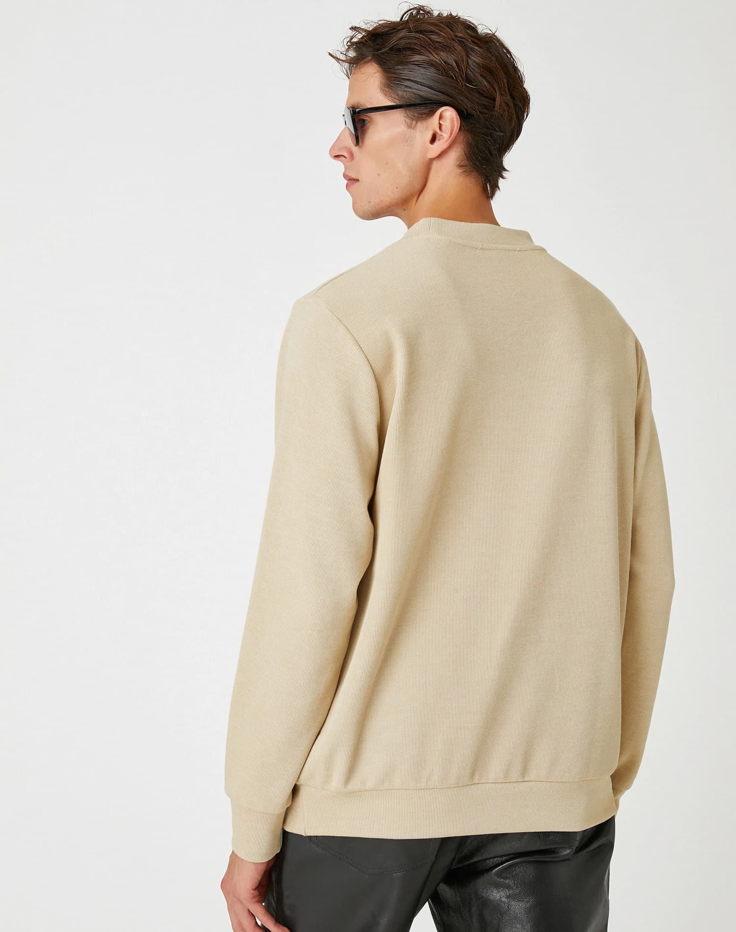 Koton Sweatshirt - Beige - Regular Fit - Görsel 4