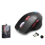HADRON G390 Şarjlı Kablosuz Sessiz RGB Gaming Mouse 2.4 GHz 1600 DPI Siyah