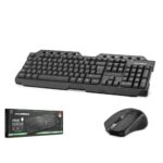 HADRON HD842 Kablosuz Multimedya Klavye Mouse Seti 1600 DPI Siyah