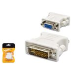 HADRON HDX1261 DVI-I 24+5 to VGA Görüntü Dönüştürücü 1080p Beyaz