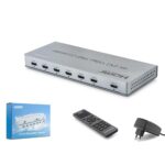 HADRON HDX1435 HDMI Video Wall Controller Kumandalı 4K 6 Ekran Gri