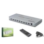 HADRON HDX1438 HDMI Multi Viewer Network Kontrollü Kumandalı 4K 30 Hz 8 Giriş 1 Çıkış Gri