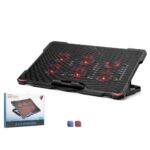 HADRON HDX4255 Polar Serisi Laptop Soğutucu 6 Fanlı LED 15.6-17.3 İnç Siyah