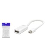 HADRON HDX7768 Mini DisplayPort to HDMI Görüntü Dönüştürücü 4K 30 Hz Beyaz