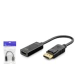 HADRON HDX7823 DisplayPort to HDMI Görüntü Dönüştürücü 4K 30 Hz Siyah