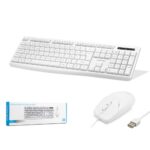 NODAR KM8519 Klavye Mouse Seti 1200 DPI Beyaz
