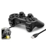 WONDERBOY W201S PC Uyumlu Kablolu USB GamePad Oyun Kolu 140 cm Siyah