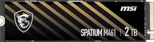 MSI SPATIUM M461 2TB NVME M.2 SSD MSI SPATIUM M461 2TB NVME M.2 SSD