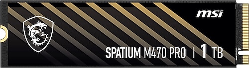 MSI SPATIUM M470 PRO 1TB NVME M.2 SSD MSI SPATIUM M470 PRO 1TB NVME M.2 SSD